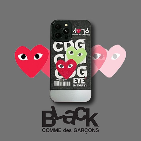 iphone13プロ スマホケース comme des garçons風 