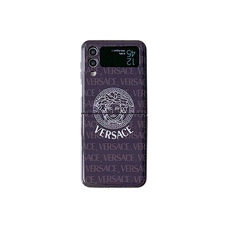 ギャラクシー ZFlip4 カバー ヴェルサーチ versace 