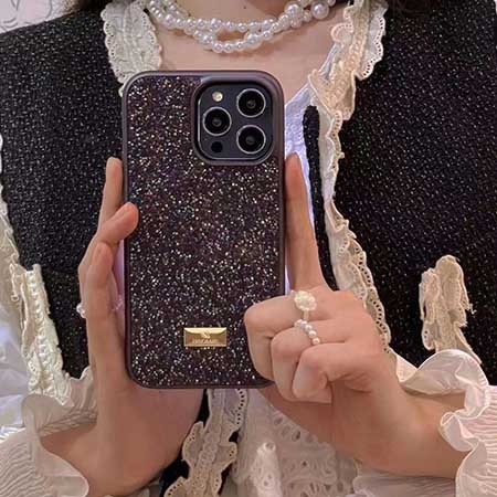 スワロフスキー swarovski アイフォン15plus カバー 