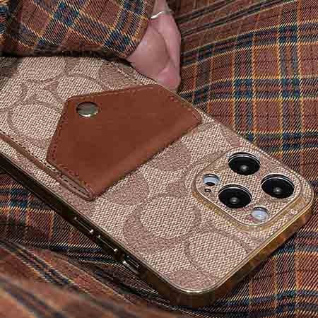 iphone 15プロ カバー coach風 