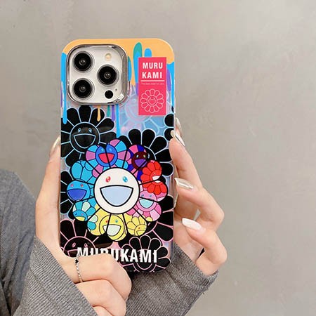 アイフォーン 15pro murakami sunflower 携帯ケース 