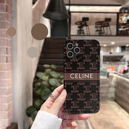 アイフォーン15 携帯ケース celine風 