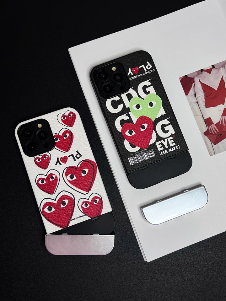 iphone13プロ スマホケース comme des garçons風 