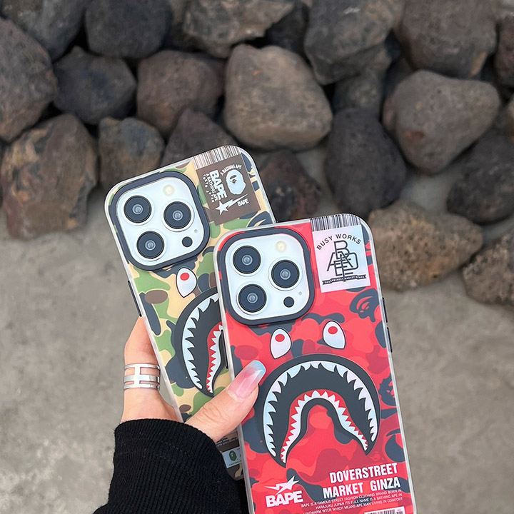 bape スマホケース iphone 14plus 