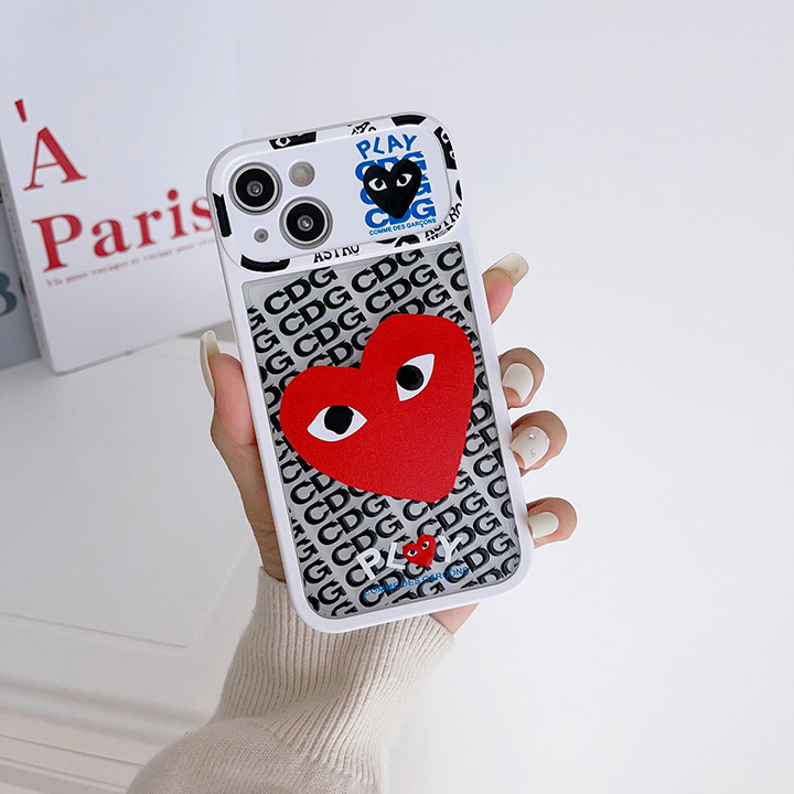 ハイブランド カバー iphone 15pro max comme des garçons風 