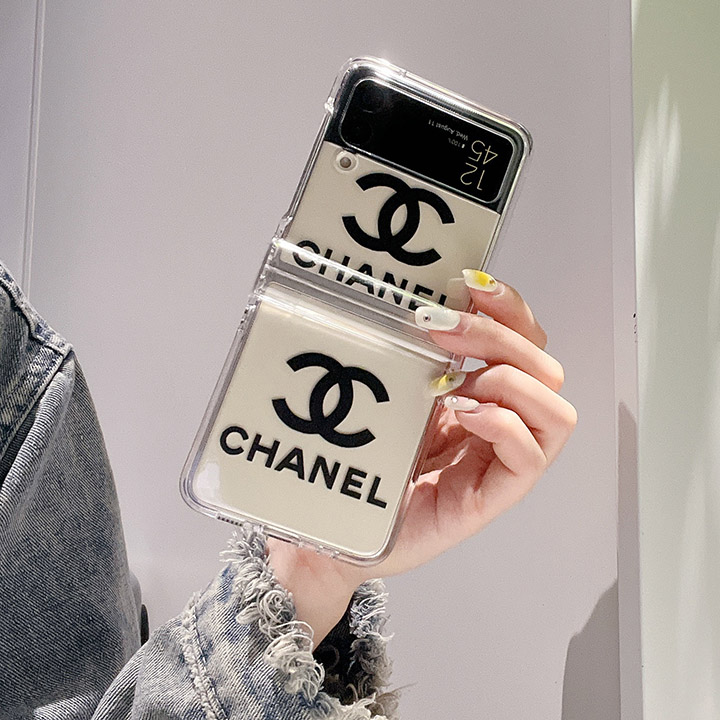 ハイブランド カバー ギャラクシー ZFlip4 chanel 