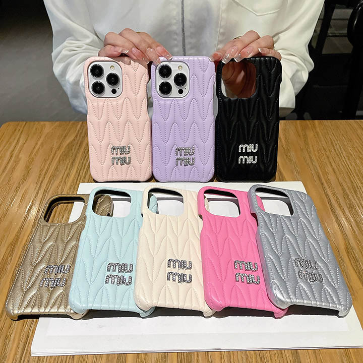 アイフォン13 mini 携帯ケース miumiu 